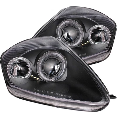 Faros proyectores ANZO para Mitsubishi Eclipse 2000-2005 con halo negro Foto 1 de 4