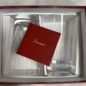 Baccarat Mille Nuits Highball Glasses 14cm Set of 2 Crystal Clear France Boxed - Picture 1 of 3