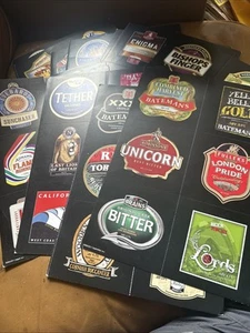 Bin 108 X Beer Pump Labels 4 X 4” Approx Single Sided - Picture 1 of 11