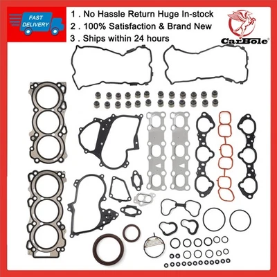 Conjunto de junta de cabeça de cilindro MLS novo para Nissan Pathfinder 3.5L 2013 2014 2015 2016 - Imagem 1 de 4