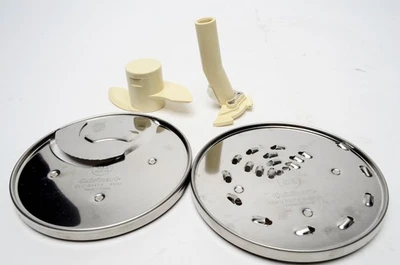 Cuisinart DLC-10 DLC-8 Replacement Dough Stem & Discs 4MM Slice Medium Grater - Image 1 of 4