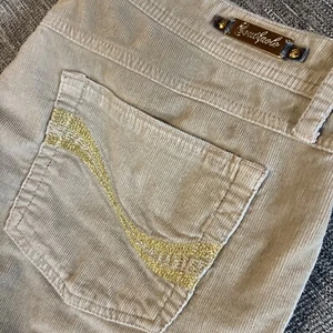 Women’s Southpole Y2K Tan Corduroy Bootcut Pants Sz 11 - Picture 1 of 9