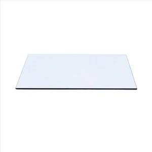 17" X 30" Rectangle Tempered Glass Table Top 3/8" Thick Flat Polish Edge and Tou - Picture 1 of 3