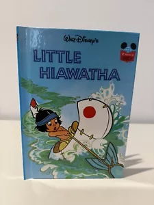 Disneys Wonderful World Of Reading Hardback Book Little Hiawatha Vintage 1978 - Foto 1 di 4