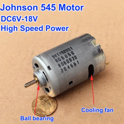 JOHNSON HC685G RS-545 DC12V 14.4V 18V High Speed Power Electric Drill Tool Motor - Image 1 of 4