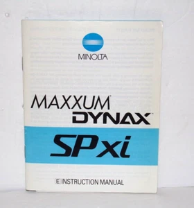 Minolta Maxxum SPxi Instruction Manual  (Used) - Picture 1 of 4