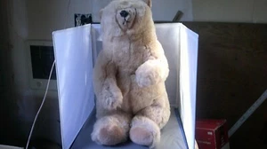 Vintage Folkmanis 20 Zoll Hand PUPPE Bär Kuscheltier Folktails pelziges Volk PLÜSCHTIER - Bild 1 von 5