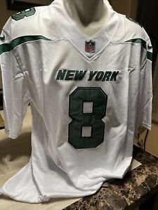 aaron rodgers 8 new york jets jersey Stitched Men’s Xxl