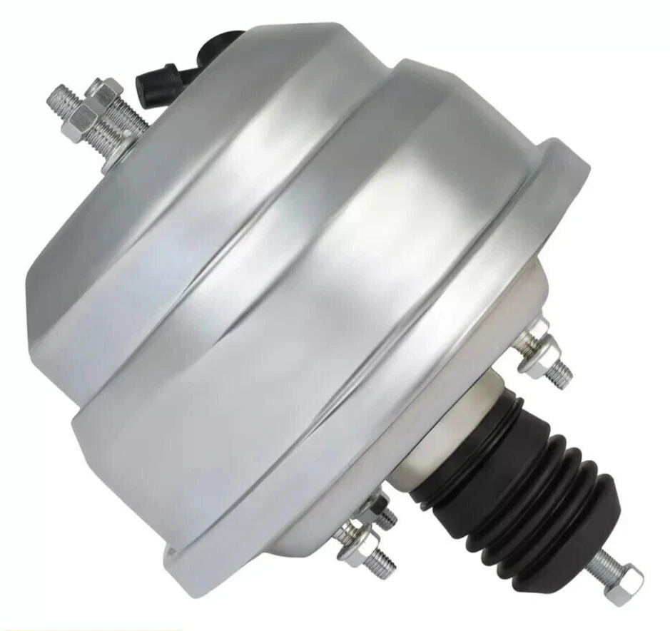 Para Chevy GM Universal 8" Doble Diafragma Plateado Power Brake Booster Street Rod Foto 1 de 3