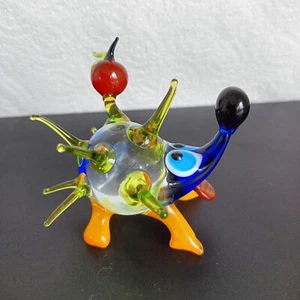 Glass figurine hedgehog Ukraine handmade NEW 2025 - Picture 1 of 6