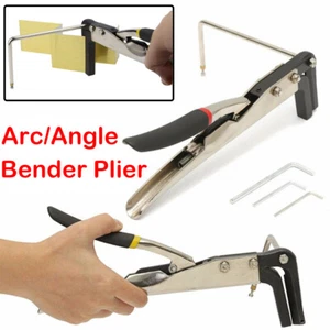 2 Pcs 2'' Manual Sheet Metal Strip Bender Arc/Angle Bending Pliers Letter Folder - Picture 1 of 12