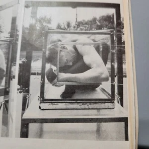 Caja Contorsionista 1970 19 1/4 Maurice Del Monte Vintage Impreso Anuncio Yoga Goldfish - Imagen 1 de 2