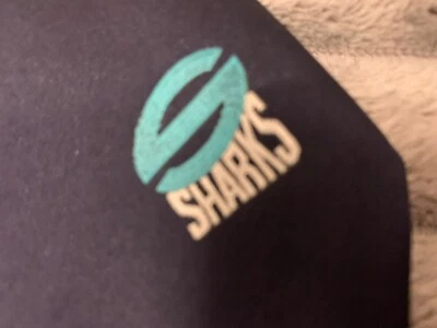 Sale Sharks Tie Navy 56” X 3.5” - Image 1 of 4