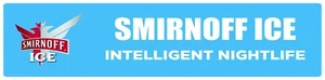 Smirnoff Ice | Branded Premium Decorative Plastic Display Sign | 6"h x 24"w - Picture 1 of 1