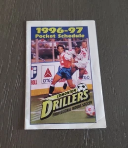 1996/97 NPSL Edmonton Drillers Pocket Schedule - Picture 1 of 2