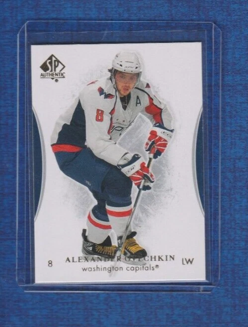 2007-08 Upper Deck SP Authentic Hockey # 4 Alex Ovechkin - Image 1 of 2