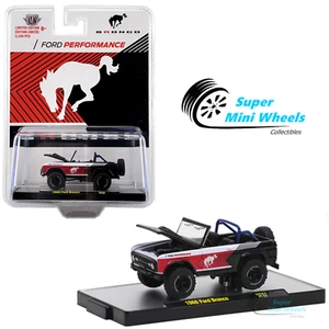 M2 Machines 1:64 - 1966 Ford Bronco (Black/Red) 31500-HS21 - Picture 1 of 2