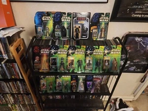 STAR WARS LOT 3.75 HASBRO 13 LOT NIB QUI-GONN VADER OBI-WAN LEIA MOFF TARKEN - Picture 1 of 17