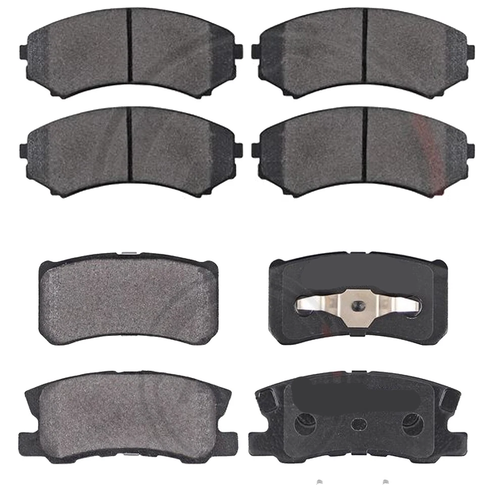 Kit Pastiglie Pattini Pasticche Anteriori e Posteriori per MITSUBISHI PAJERO III - Immagine 1 di 1