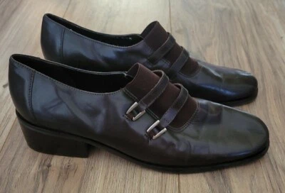 Zapatos sin cordones Nicole de cuero talla 9,5 excelente estado  Foto 1 de 4