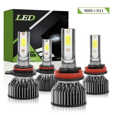 For Subaru WRX / WRX STI 2015-2017 2018 6000K LED Headlights Bulbs Hi Lo Lights - Image 1 of 4
