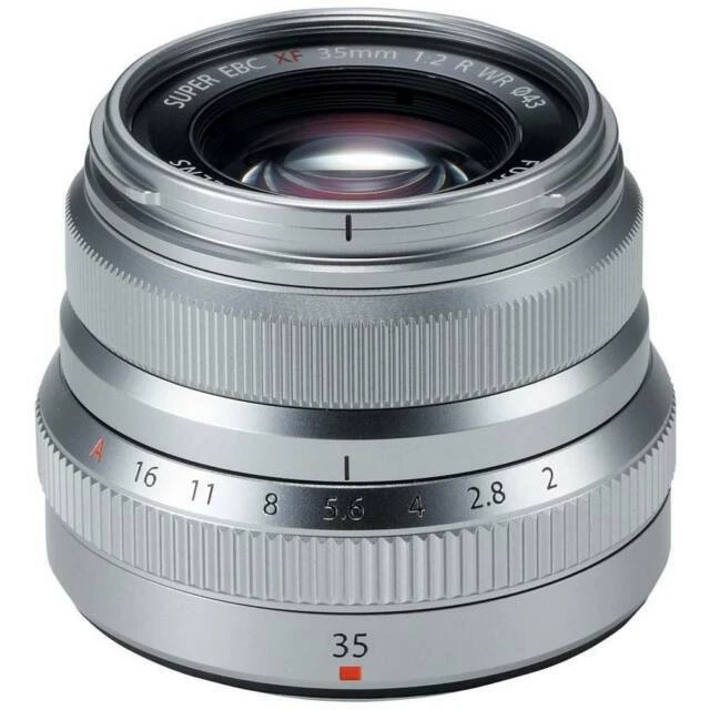 Fujifilm Fujinon XF 35mm f/2 R WR Lens - Silver