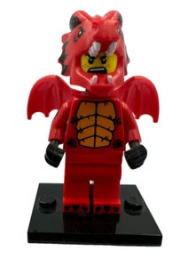 Lego Minifigur Drachenanzug Kerl rot Serie 18 Celebration #7 - Bild 1 von 6