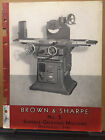 Vtg Brown And Sharpe Trade Catalog No 5 Surface Grinding Machine Tool