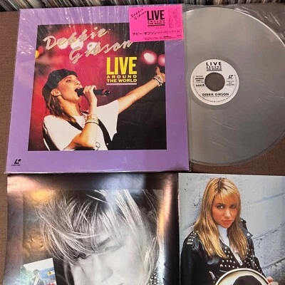 DEBBIE GIBSON Live Around The World JAPAN Laser Disc LD AMLY-8006 w/ STICKER-OBI - Image 1 of 4