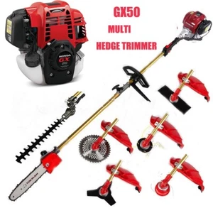 GX50 4 Stroke 7 in 1 hedge trimmer pruner mower string trimmer grass cutter