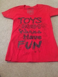 Disney Store Toy Story Toys Just Wanna Have Fun Top Junior Small Gently Used - Picture 1 of 2