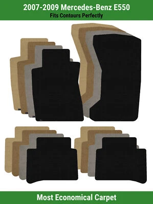 Alfombrillas Lloyd Velourtex fila delantera y trasera para Mercedes-Benz E550 2007-2009  Foto 1 de 4