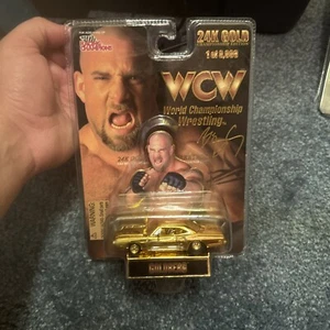 Goldberg 24k Gold WCW 1/64 Diecast 1998 Limited Edition SEALED - Picture 1 of 5