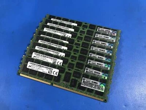 Lot of 8 Micron MT36JSF1G72PZ-1G9K1HG 8GB 2Rx4 PC3-14900R - Picture 1 of 3