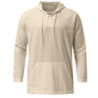 Adult Men's Basic Plain Hoodie Pullover Shirt Sweatshirt Jumper Hooded Tops Tee