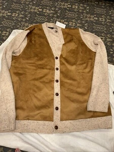 NWT Paul Fredrick 100% XXLT Cardigan Sweater Men’s New With Tags - Picture 1 of 5
