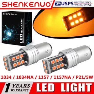 Luces intermitentes delanteras para Honda CX500C CX500D CX500TC CX650C 2X 1034 1157 EE. UU. - Imagen 1 de 12