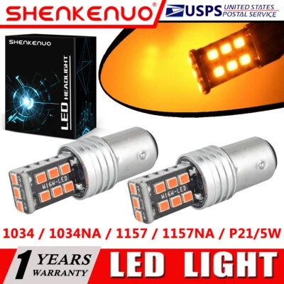 Luces intermitentes delanteras EE. UU. para Honda CX500C CX500D CX500TC CX650C 2X 1034 1157 Foto 1 de 4