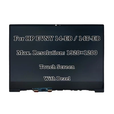 FHD IPS LCD Touch Screen Digitizer Assembly for HP ENVY 14-eb0007TX 14-eb0510TX - Image 1 of 4
