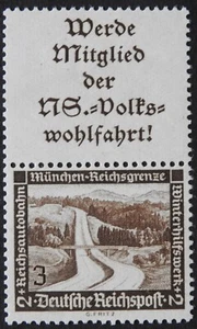 Deutschland 1937 Drei Pfennig Se-Mieter Paar Michel S 244 u / postfrisch - Bild 1 von 1