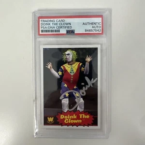 2012 WWE Topps Doink The Clown Auto PSA Certified - Picture 1 of 2