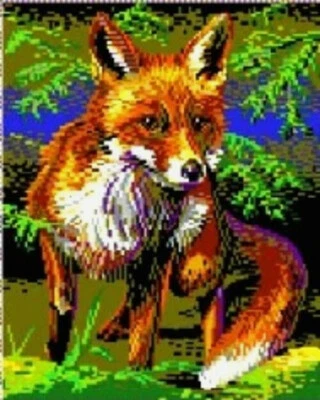 Mini Stecksystem Fuchs ca. 9.500 Teile mit XXL-Steckvorlage Nr. 41259 - Bild 1 von 3