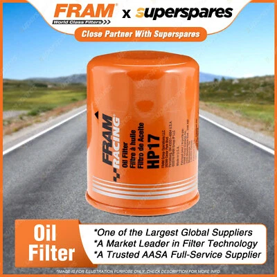 Fram Racing Oil Filter for Peugeot 4007 4008 4Cyl Petrol Turbo Diesel Refer Z411 - image 1 of 2