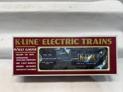 K-LINE COLLECTOR'S CLUB PREMIER Anniv. Boxcar,  FITS w LIONEL,Mint,...... $49.95 - Изображение 1 из 4