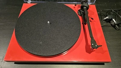 Pro-ject Debut Carbon Belt Drive Turntable Red - Image 1 of 3