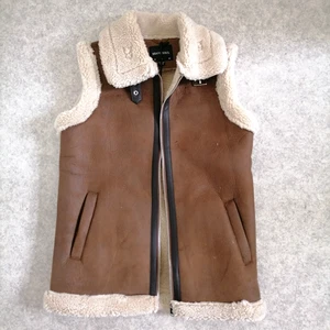 Brand new Brave Soul brown gilet size XS UK 8 - Picture 1 of 4
