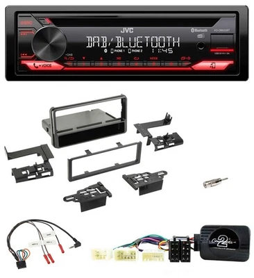 JVC CD DAB USB Bluetooth Lenkrad Autoradio für Toyota Hilux 2005-2011 - Bild 1 von 4
