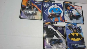 Hot Wheels Charakter Autos Marvel DC 5er Set Kombiversand - Bild 1 von 5