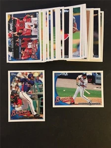 2010 Topps Atlanta Braves Team Set Series 1 2 Update 37 Cards - Picture 1 of 1