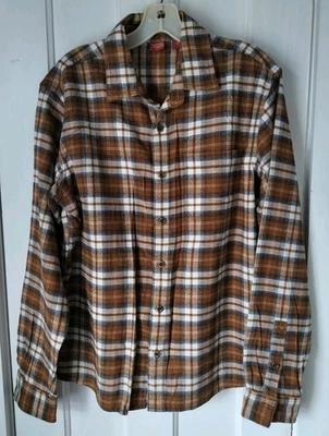 Camisa de franela con botones a cuadros Eastern Mountain Sports EMS para hombre mediana M Foto 1 de 3